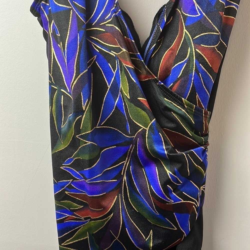 Longitude Leaf Pattern Swimsuit - image 2